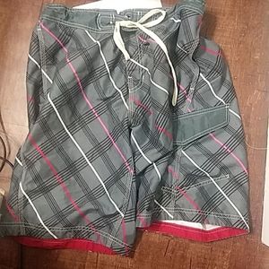 Mens Swin Shorts Plaid BadArse!